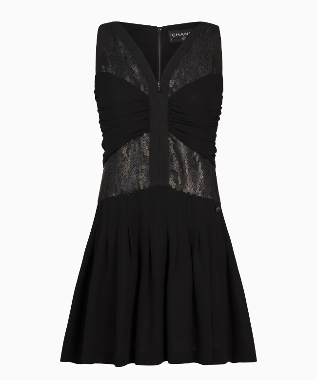 Location Robe Chanel, modèle Black Mini Cocktail 1