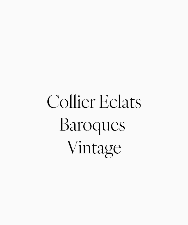 Location Collier Vintage, modèle Eclats Baroques