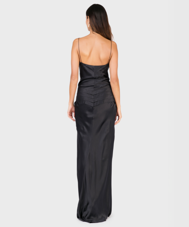 Location Robe de soirée Jean Louis Scherrer, modèle Paris Satin Circa 1995 4