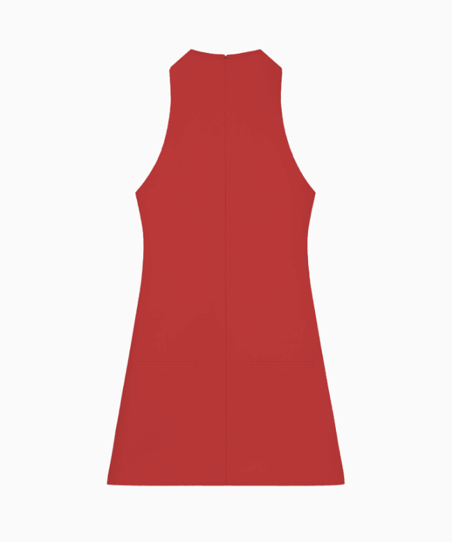 Location robe Courrèges, modèle 2-Pocket A-Line Red