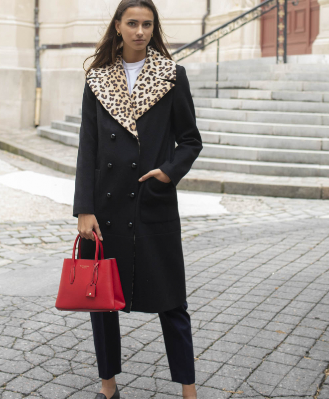 Location BLUMARINE Leopard Coat 1