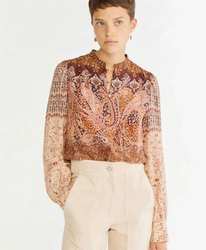 Location Blouse Ned orange Vanessa Bruno 2