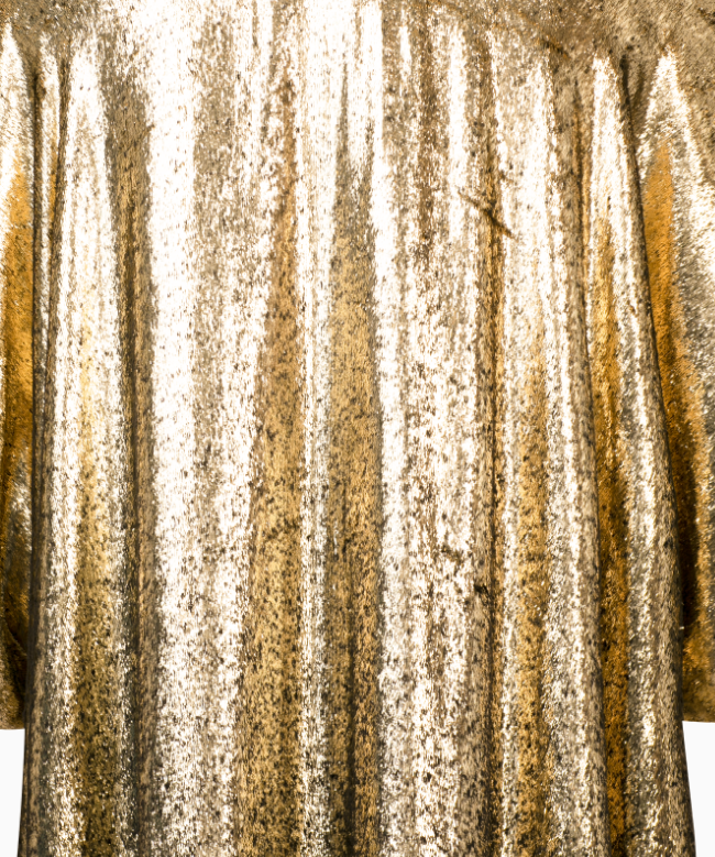 Location et Achat Robe Vintage, modèle Kaftan Lamé Doré 3