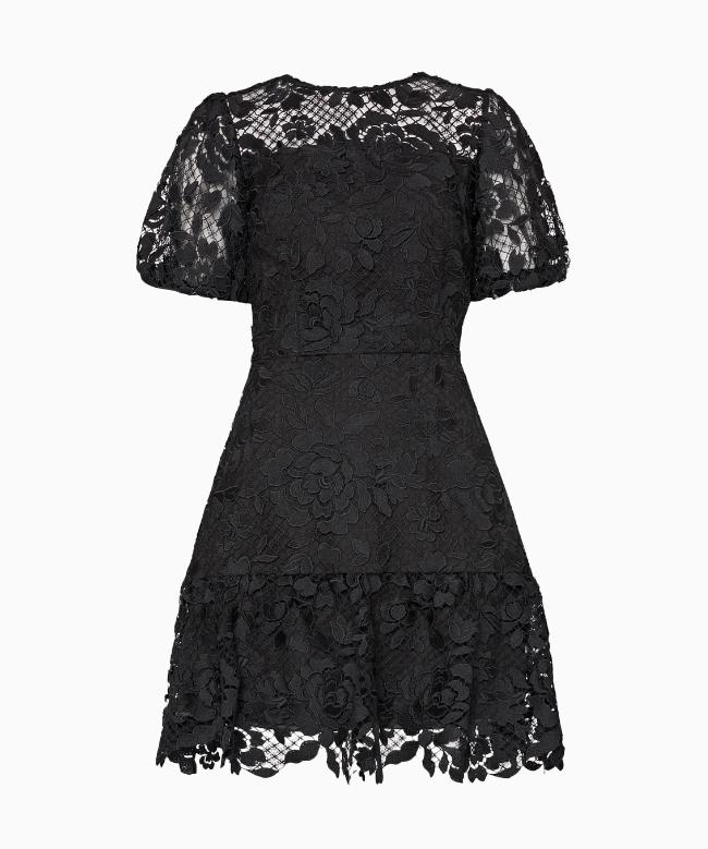 Location Robe Milly, modèle Yasmin Short Black 1