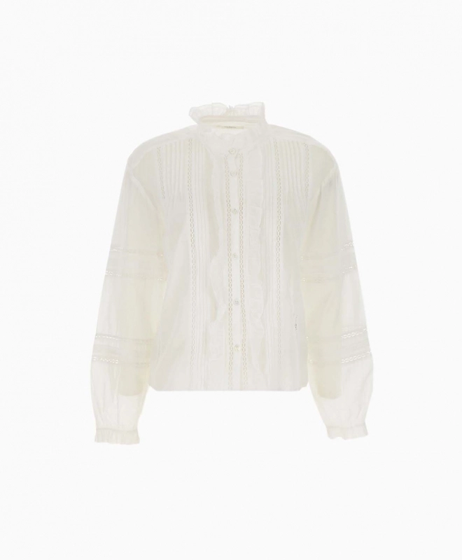 Location Top ISABEL MARANT ETOILE Mora blanc 1