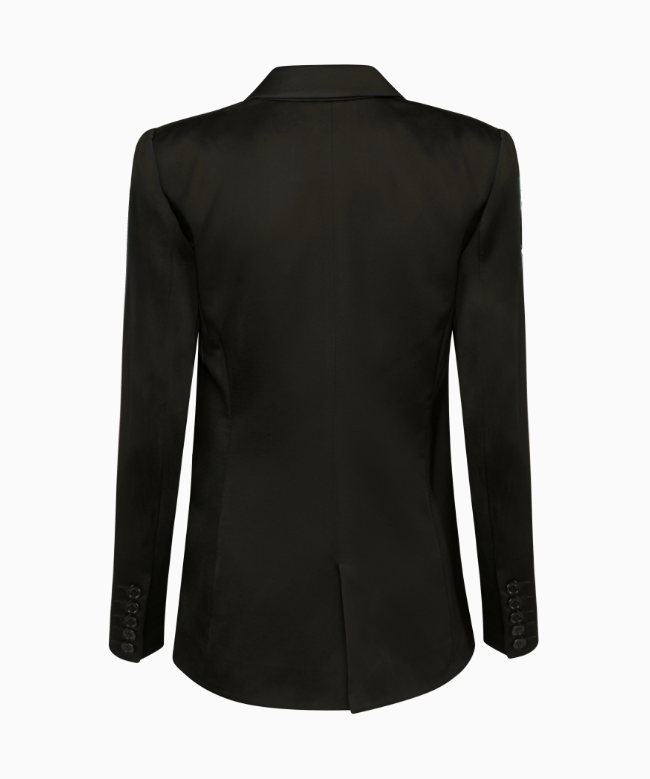Location et Achat veste Alexandre Vauthier, modèle Smoking Satin Noir 2