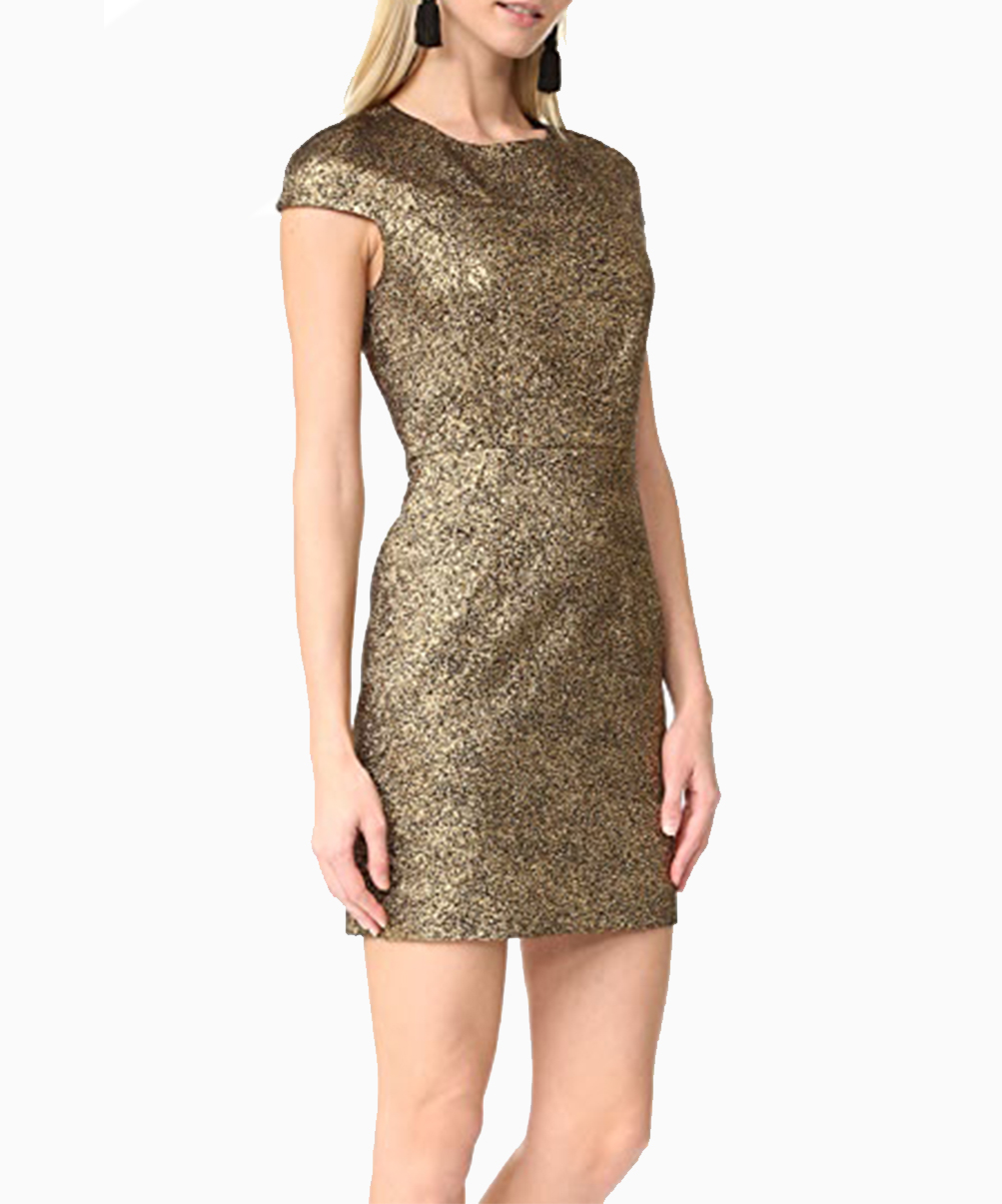 Location robe Diane Von Furstenberg Hadlie Gold 3