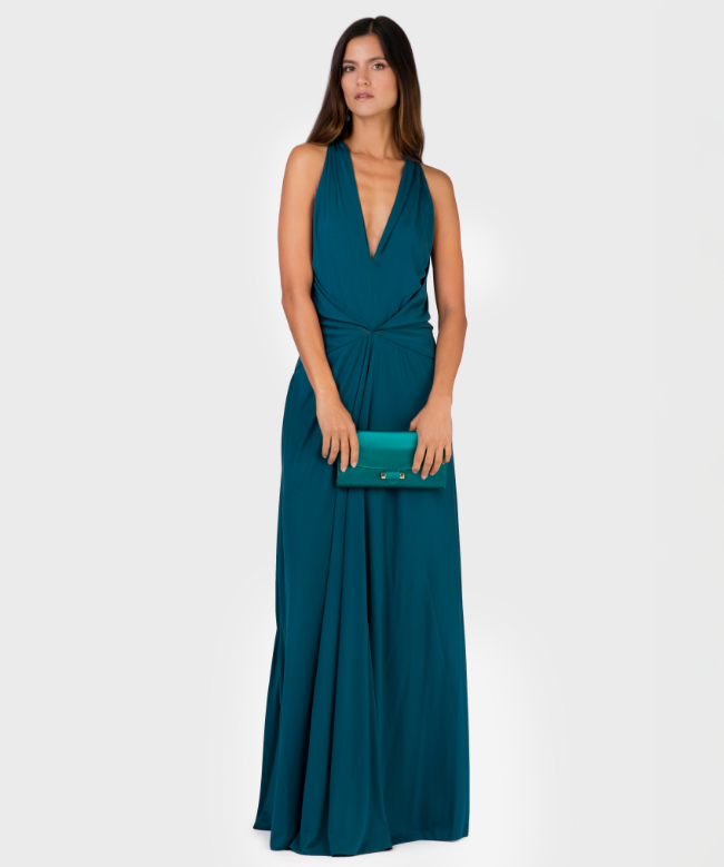 Location Robe de soirée Yves Saint Laurent, modèle Bleu Nuit SS2012 par Stefano Pilati 2