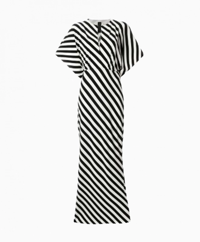 Location robe NORMA KAMALI Striped 2