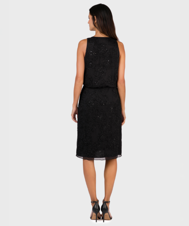 Location et Achat robe Valentino, modèle Noire Brodée 2