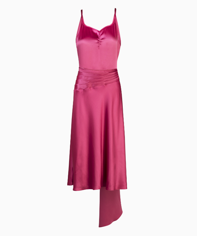 Location robe Marc Jacobs, modèle Soie Framboise. 1