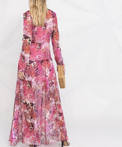 Location Robe Liu Jo Floral Fuchsia 3