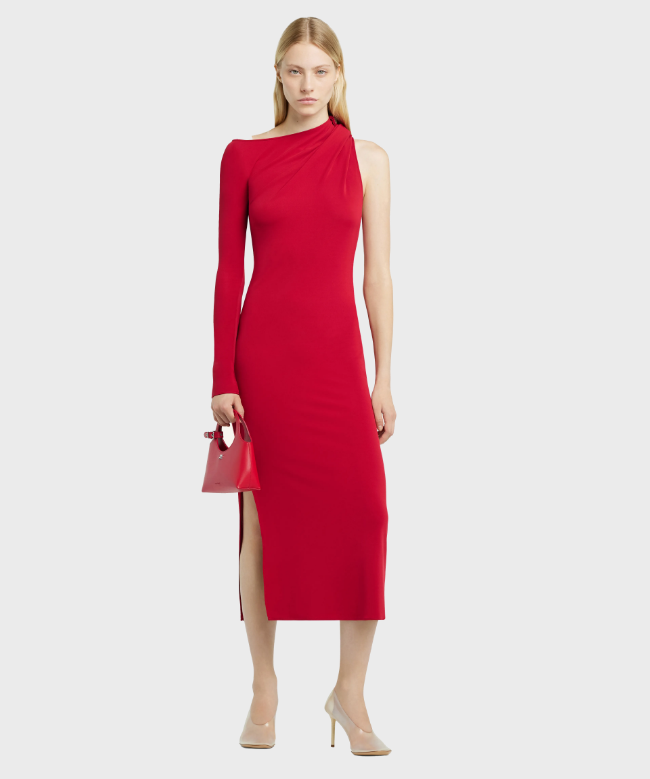 Location robe Courrèges, modèle One Shoulder Red 1