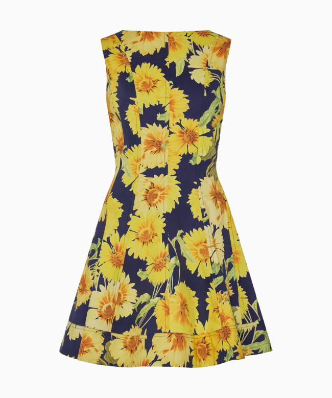 Location Robe Milly, modèle Poppy Sunflower 1