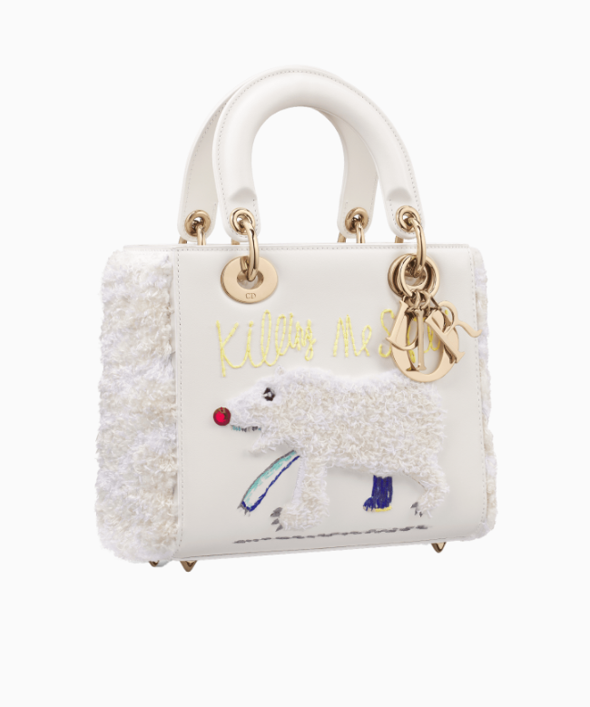 Achat sac Dior, modèle Lady Dior Art Woo Kukwon