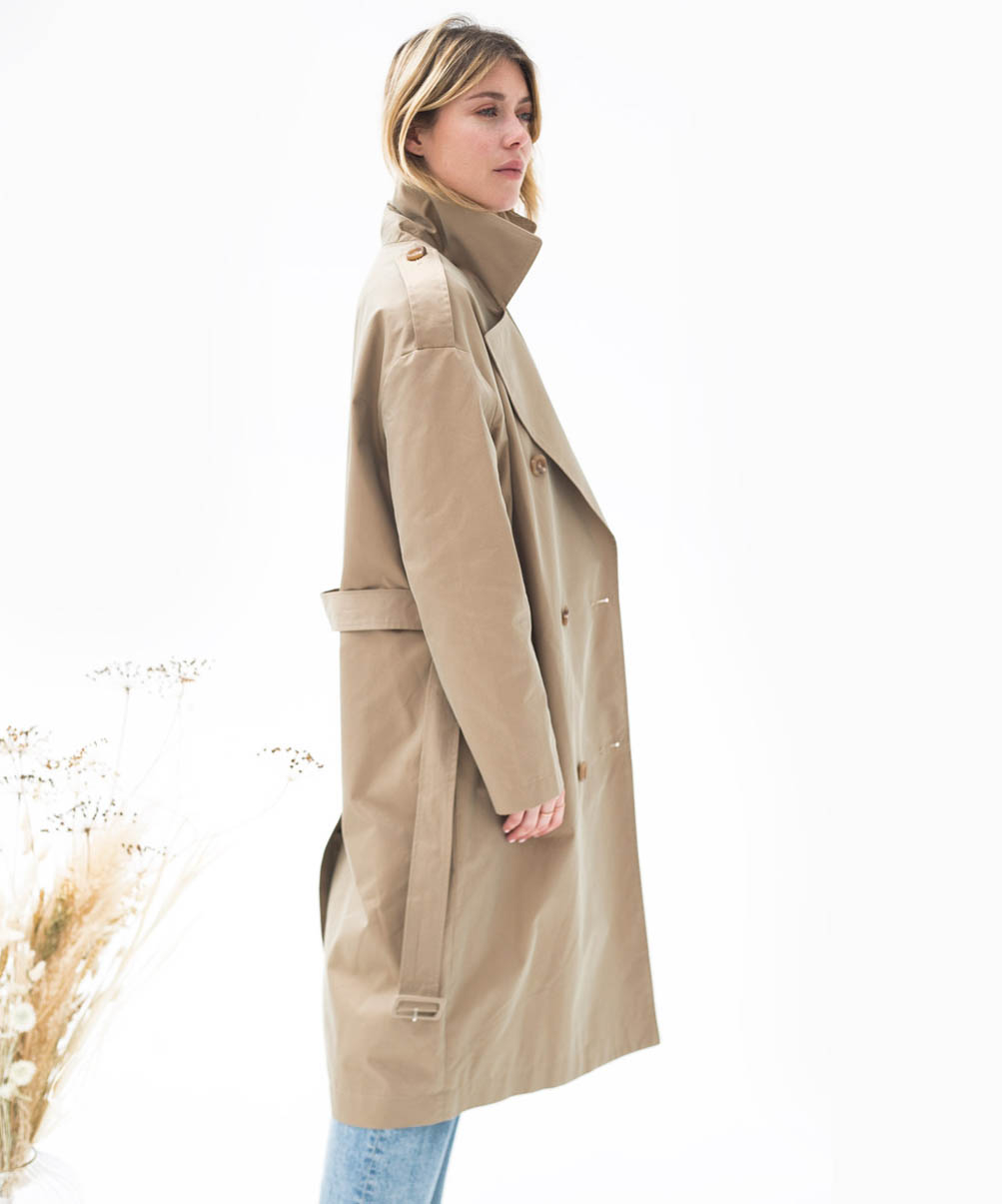 Location Trench MAJE Gomby Une Robe un Soir Location de robes vetements et accessoires de luxe