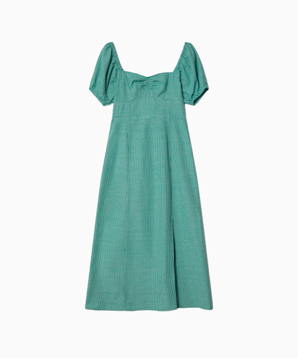 Location Robe Compania Fantastica Gingham Green 1