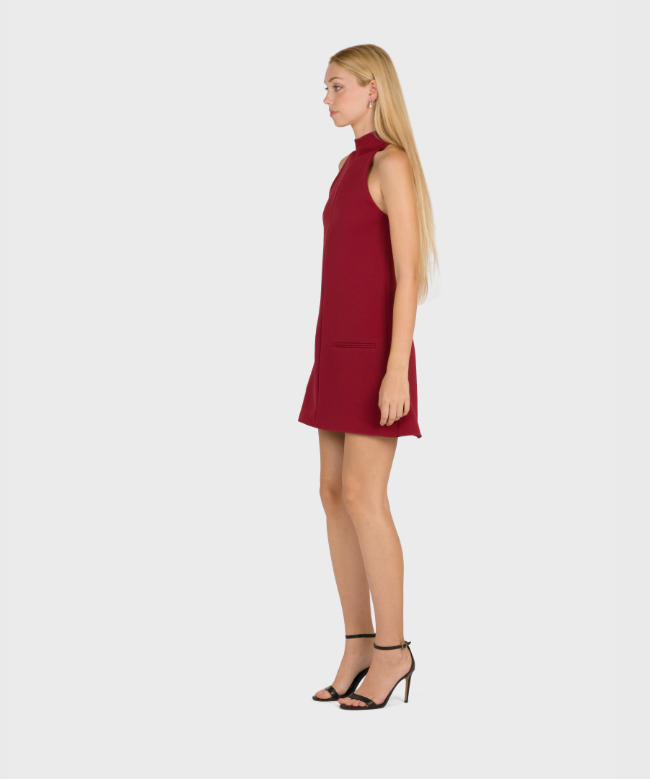 Location Robe de soirée Courrèges, modèle 2-Pocket A-Line Red 3
