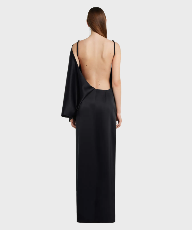 Location robe Courrèges, modèle Infinity Off Shoulder Black 4