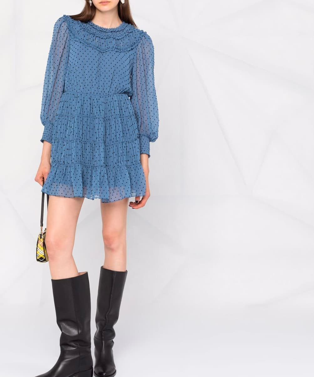 Location Robe Sandro Gwen A Pois 3