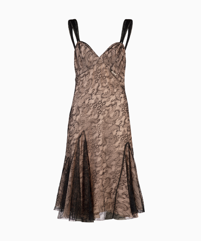Location robe John Galliano, modèle lace nude 1