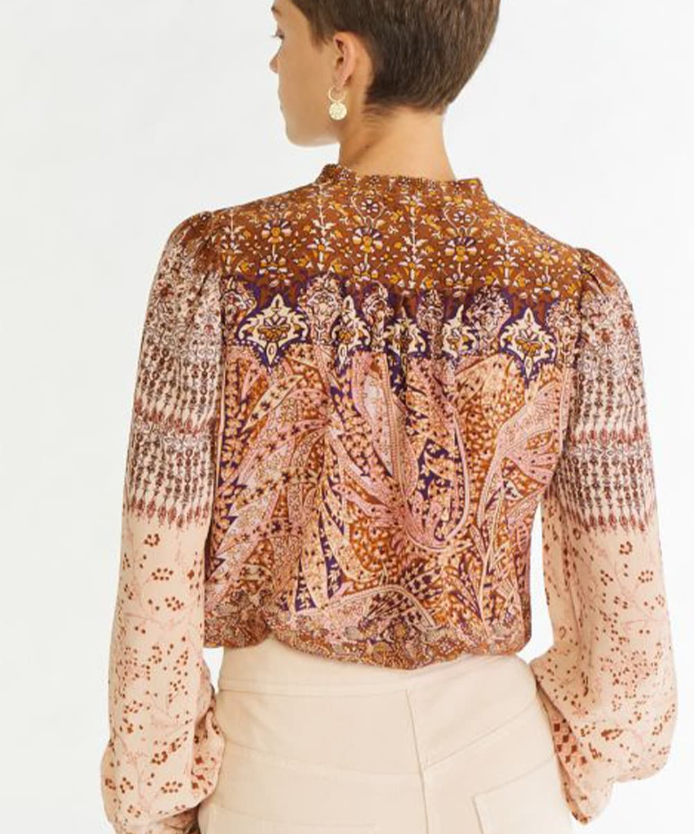 Location Blouse Ned orange Vanessa Bruno 4