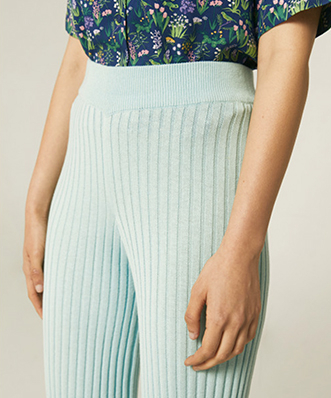 Location Pantalon Compania Fantastica Tricot Bleu 3