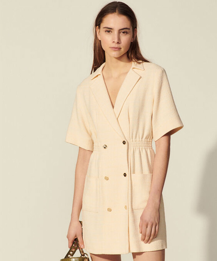 Location Robe Vanille Sandro 2