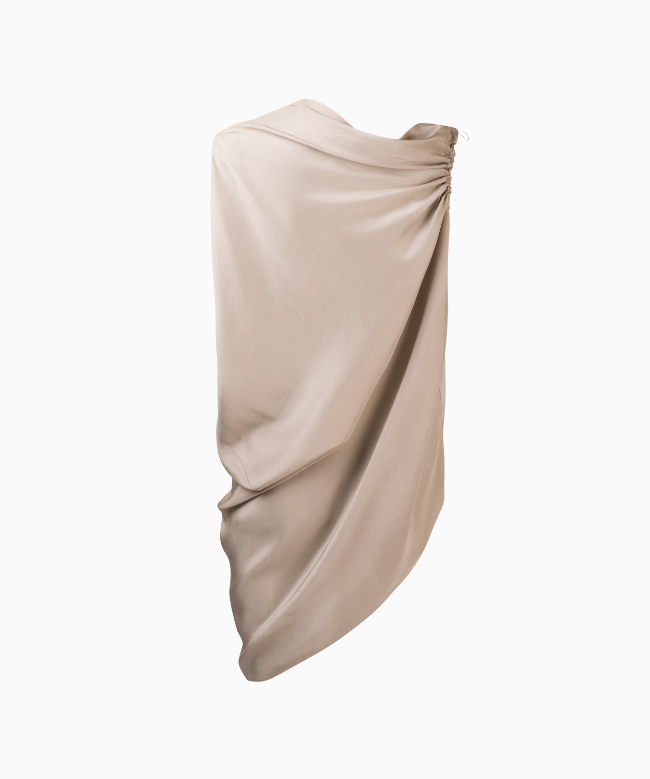 Location et Achat top Lanvin, Blanc Drapé SS2009 2