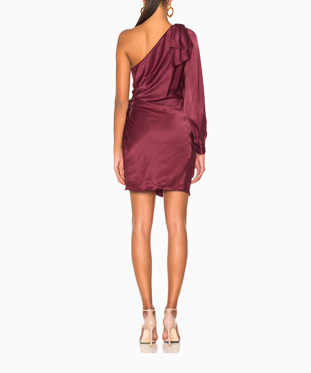 Location robe Zimmermann Maples Bow Burgundy 3