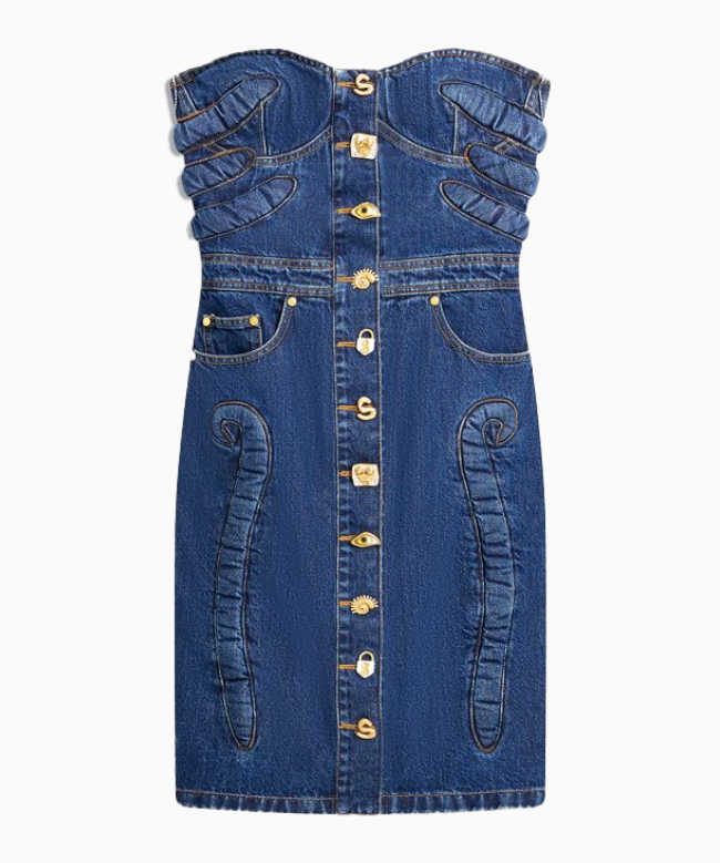 Location et Achat Robe Schiaparelli, modèle Denim Sculptural FW 2023 1