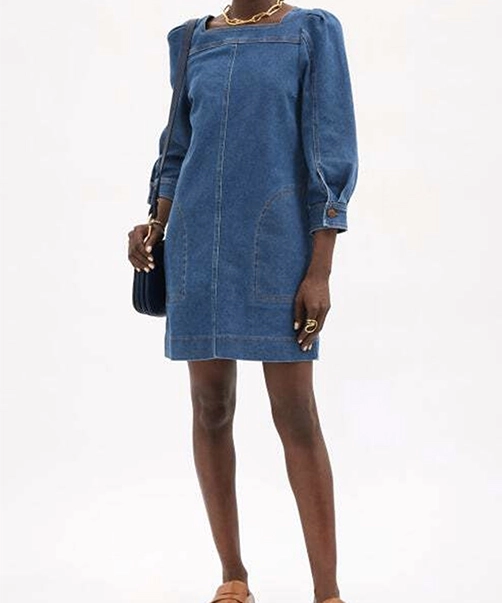 Location Robe See By Chloe Bleu Navy Jean 2