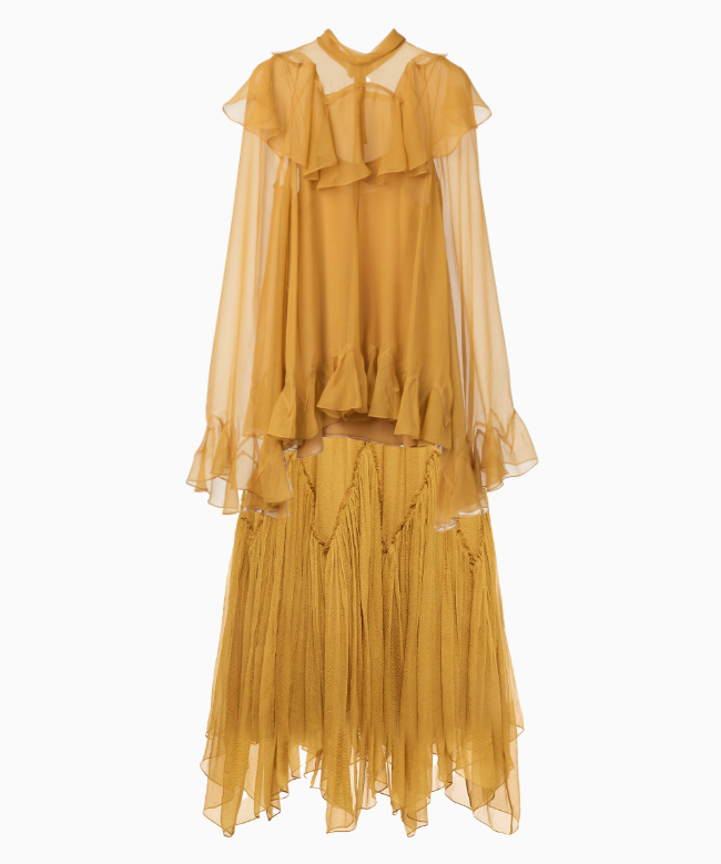 Location et Achat Ensemble Chloé, modèle Mousseline Safran 2