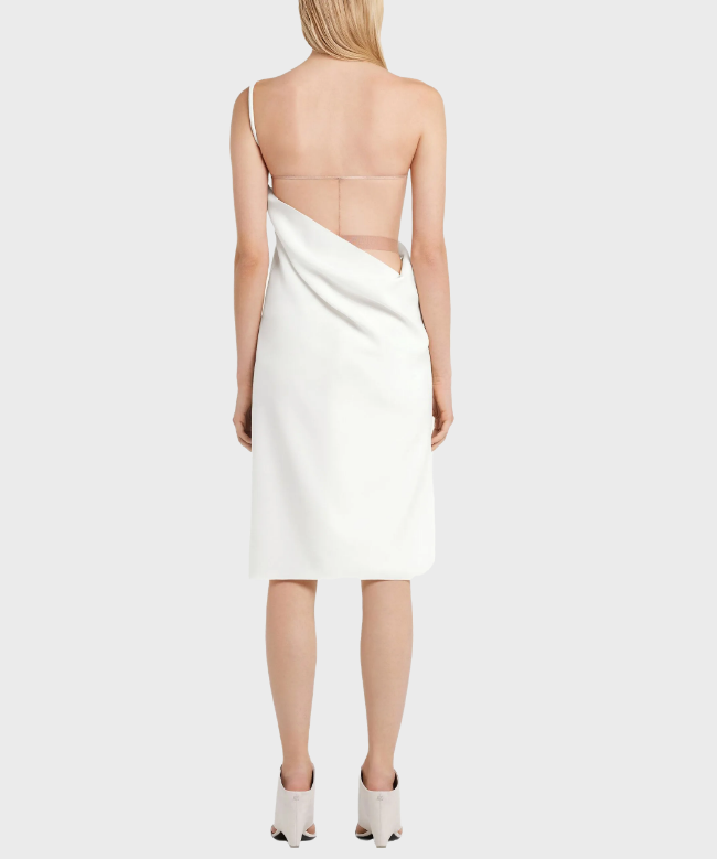 Location robe Courrèges, modèle Infinity Crêpe Natural 4