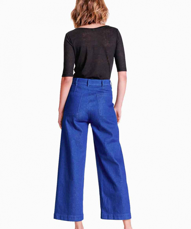 Location pantalon BELLEROSE Lotan Bleu Fonce 3