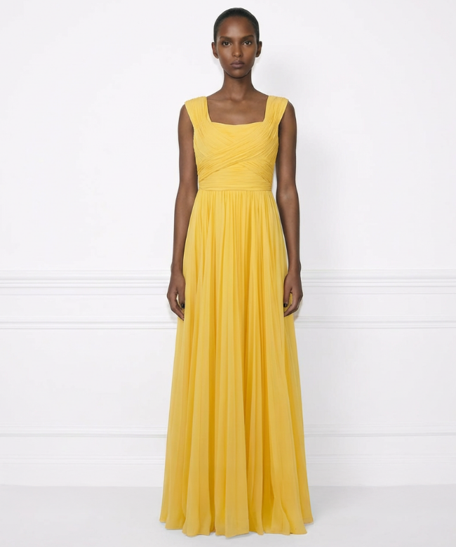 Location Robe My Couture Corner, modèle Soleil Plissé 2