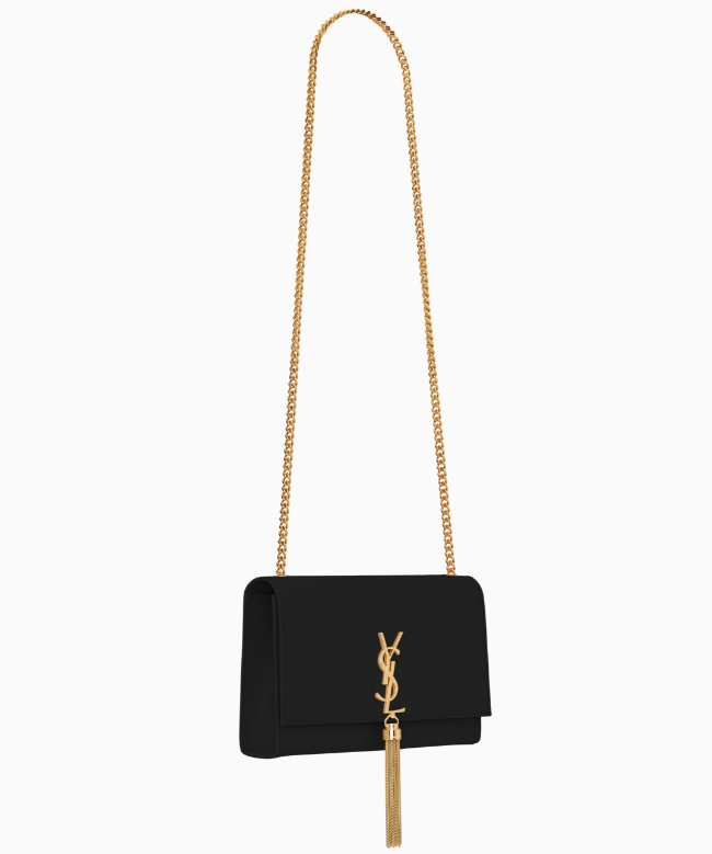 Achat Sac Yves Saint Laurent, modèle kate Tassel Medium Black And Gold 5