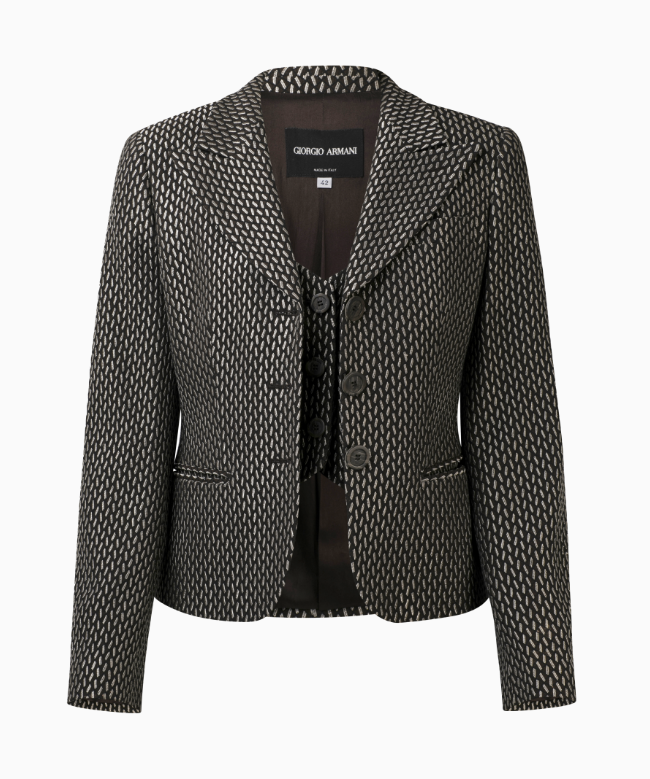 Location & Achat Veste et Gilet Giorgio Armani, modèle Tailoring Graphique