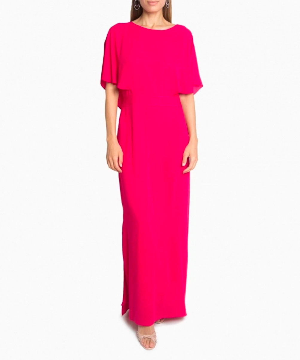 Location robe longue Halston Heritage Drape Cape 1