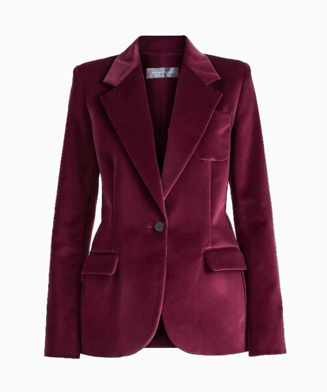 Location et Achat Veste Barbara Bui, modèle Velours Fuchsia 1