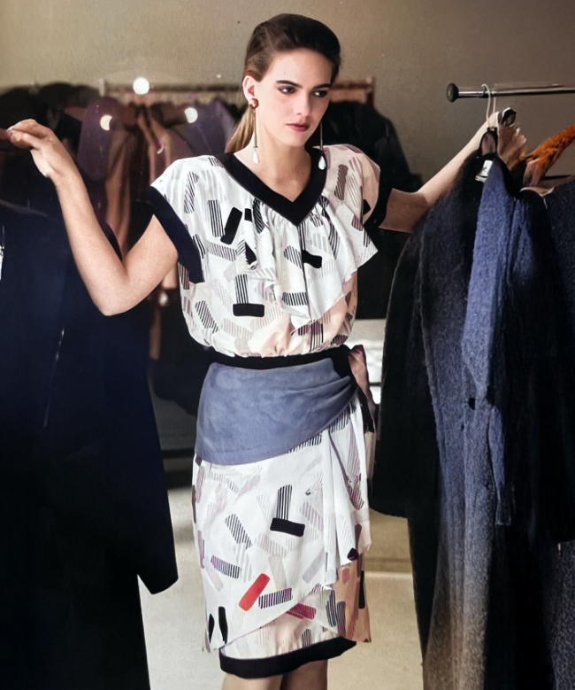 Achat Robe Chloé, modèle Midnight Flight 1983/84 par Karl Lagerfeld 3
