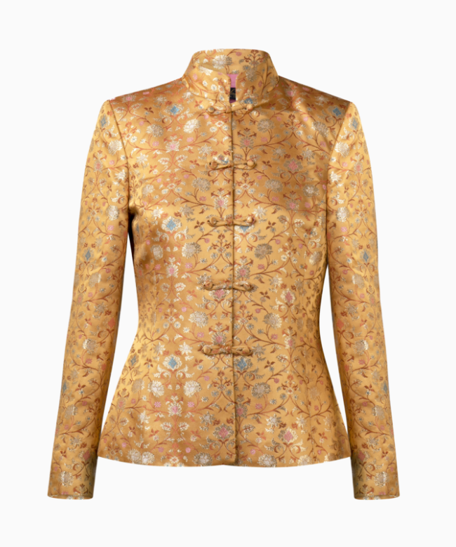 Location et Achat Veste Luisa Spagnoli, modèle Éclat Doré 1