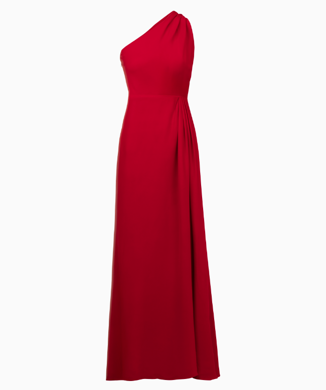 Location et Achat Robe Valentino, modèle One-Shoulder Rouge 1
