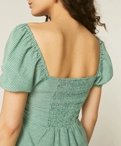 Location Robe Compania Fantastica Gingham Green 4