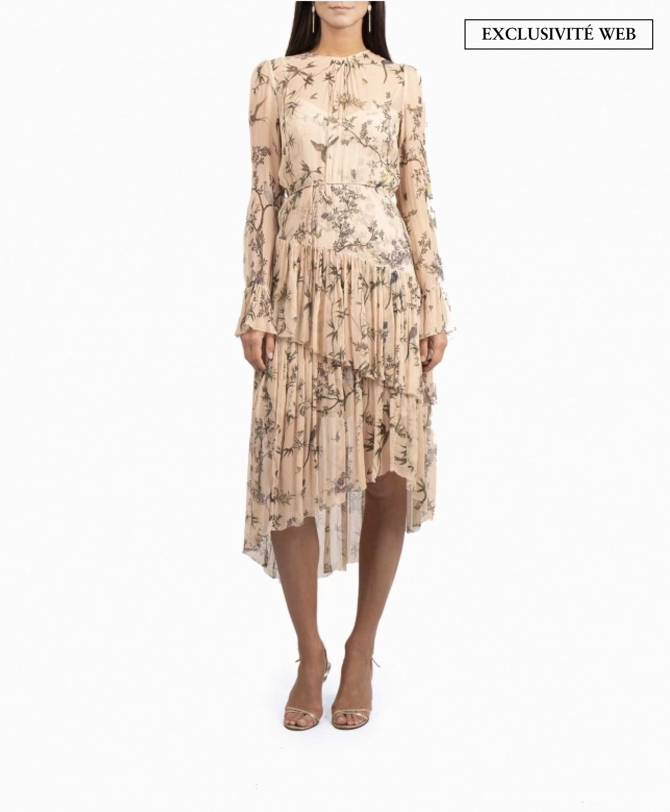 Location robe Zimmermann Maples Tier Nude 1