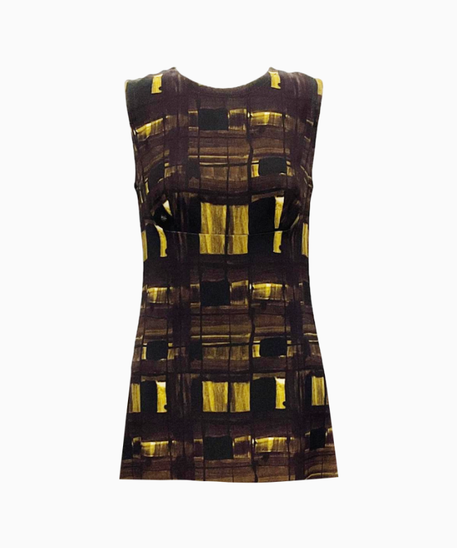 Location Top Prada, modèle Grid FW2010 par Miuccia Prada. 2