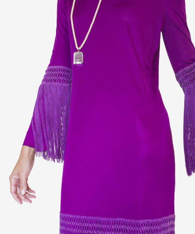 Location Robe Emilio Pucci, modèle Franges Violettes 3