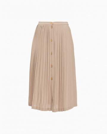 Jupe Plissée Boutonnée