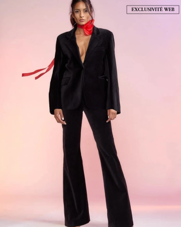 Pantalon Velvet Noir