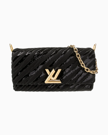 Sac Twist Noir Brillant